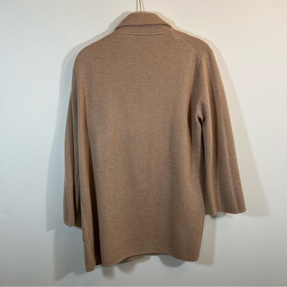 J. Crew Sophie Sweater Blazer Women’s Cotton Merino Wool Camel Tan Small NWT - Picture 12 of 14